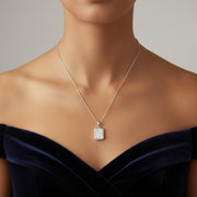 925 Sterling Silver Openable Locket Pendant Necklace with Adjustable Length